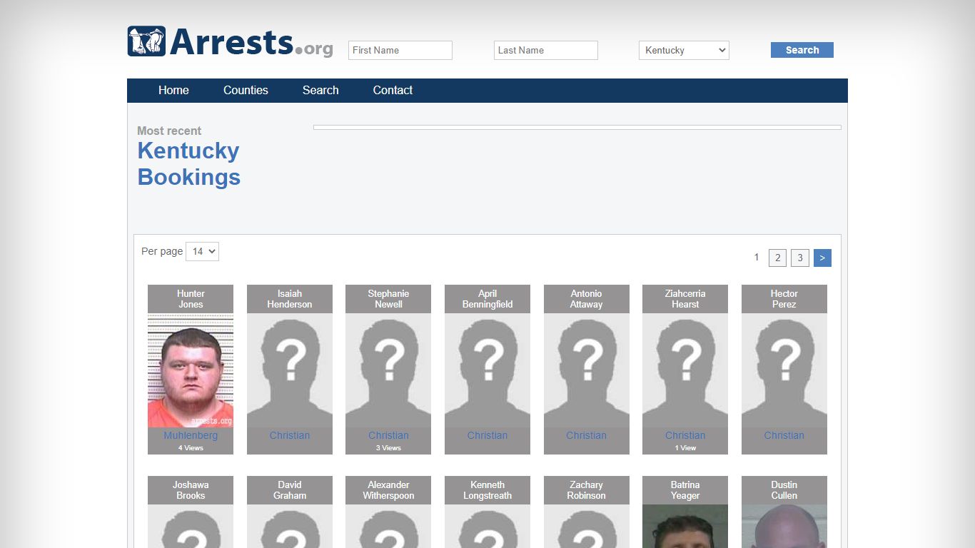 Kentucky Arrests and Inmate Search